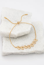 Load image into Gallery viewer, Crystal Vine Zircon and Gold Bracelet