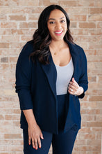 Load image into Gallery viewer, Magic 3/4 Blazer in Navy