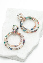 Load image into Gallery viewer, Margot Multicolored  Resin Dangle Earrings