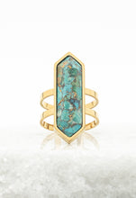 Load image into Gallery viewer, Wild and Free Turquoise Ring