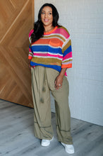 Load image into Gallery viewer, Deep Thoughts Striped Loose Knit Top