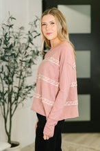 Load image into Gallery viewer, Down to Every Detail Drop Shoulder Long Sleeve in Dusty Rose