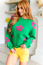 Load image into Gallery viewer, Follow Your Heart Drop Shoulder Sweater