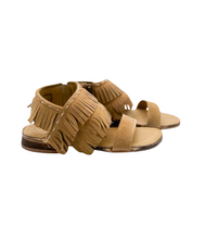 Load image into Gallery viewer, Fringe Star Sandal in Tan