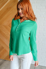 Load image into Gallery viewer, Greensleeves Waffle Knit Henley