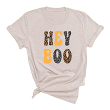 Load image into Gallery viewer, Leopard Hey Boo T-Shirt