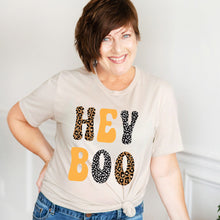 Load image into Gallery viewer, Leopard Hey Boo T-Shirt