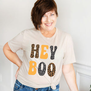 Leopard Hey Boo T-Shirt