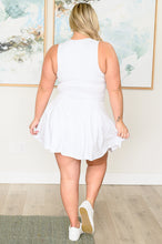 Load image into Gallery viewer, Hop, Skip and a Jump Dress and Shorts Set in White