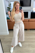 Load image into Gallery viewer, Acid Wash Wide Leg Sweatpants in Ash Mocha