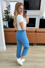 Load image into Gallery viewer, Lisa High Rise Control Top Wide Leg Crop Jeans in Sky Blue