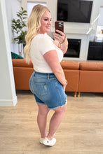 Load image into Gallery viewer, Kelsey Mid Rise Distressed Cutoff Shorts