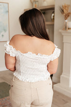 Load image into Gallery viewer, In Fair Verona Button Up Crop in Off White