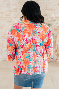 In Other Words, Hold My Hand V-Neck Blouse