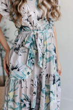 Load image into Gallery viewer, Into the Night Dolman Sleeve Floral Dress