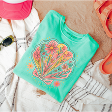 Load image into Gallery viewer, Floral Shell Graphic Tee