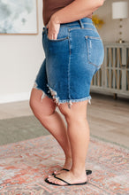 Load image into Gallery viewer, Kelsey Mid Rise Distressed Cutoff Shorts