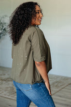 Load image into Gallery viewer, Less Than Stressed Asymmetrical Distressed Top