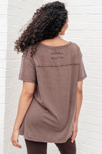 Load image into Gallery viewer, Let Me Live Relaxed Tee in Brown