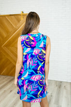 Load image into Gallery viewer, Lizzy Tank Dress in Bright Royal Floral
