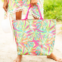 Load image into Gallery viewer, Let&#39;s Get Tropical Beach Bag