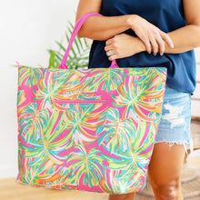 Load image into Gallery viewer, Let&#39;s Get Tropical Beach Bag