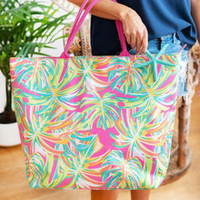 Load image into Gallery viewer, Let&#39;s Get Tropical Beach Bag