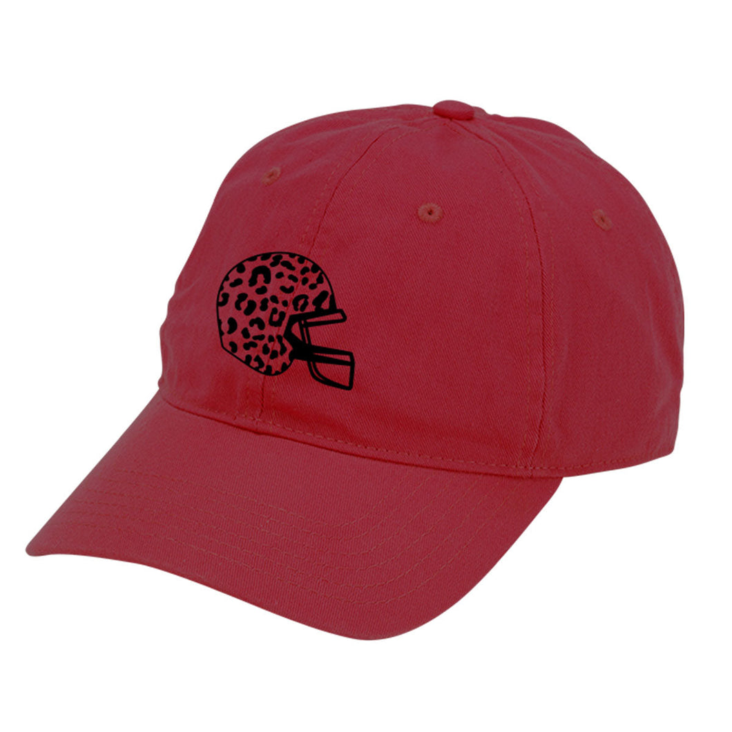 Black Leopard Helmet Garnet Cap