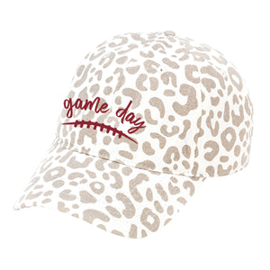 Garnet Game Day Natural Leopard Cap