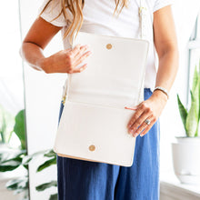 Load image into Gallery viewer, White Lexie Crossbody