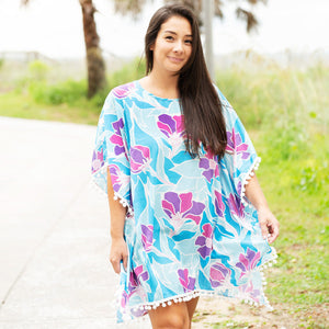 Get Lost Pom-Pom Cover Up