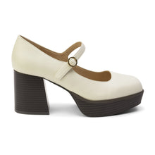 Load image into Gallery viewer, Matilda Platform Heel in Bone