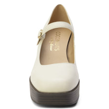 Load image into Gallery viewer, Matilda Platform Heel in Bone