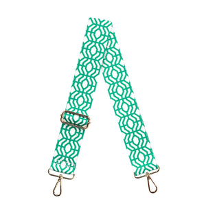 Green Trellis Crossbody Strap