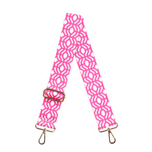 Load image into Gallery viewer, Hot Pink Trellis Crossbody Strap