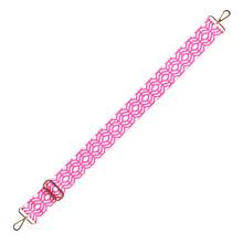 Load image into Gallery viewer, Hot Pink Trellis Crossbody Strap