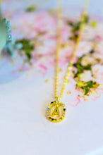 Load image into Gallery viewer, Mi Amor Gold Dipped Initial Necklace