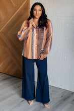 Load image into Gallery viewer, Moderately Mod Polka Dot Button Up Top
