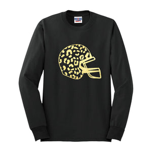 Gold Leopard Helmet Long Sleeve Shirt