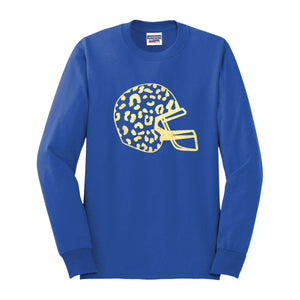 Gold Leopard Helmet Long Sleeve Shirt