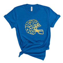 Load image into Gallery viewer, Gold Leopard Helmet T-Shirt