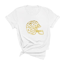 Load image into Gallery viewer, Gold Leopard Helmet T-Shirt