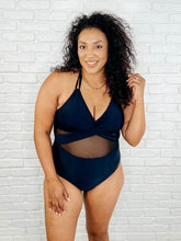 Load image into Gallery viewer, Palma Mesh Detail Halter Swimsuit