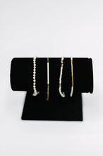 Load image into Gallery viewer, Poised &amp; Polished Bracelet Set in White and Gold