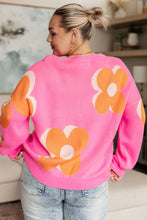 Load image into Gallery viewer, Quietly Bold Mod Floral Sweater