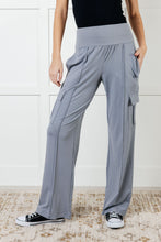 Load image into Gallery viewer, Race to Relax Cargo Pants in Rhino Grey