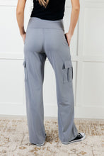 Load image into Gallery viewer, Race to Relax Cargo Pants in Rhino Grey