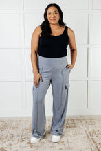 Load image into Gallery viewer, Race to Relax Cargo Pants in Rhino Grey