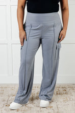 Load image into Gallery viewer, Race to Relax Cargo Pants in Rhino Grey