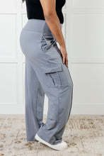 Load image into Gallery viewer, Race to Relax Cargo Pants in Rhino Grey